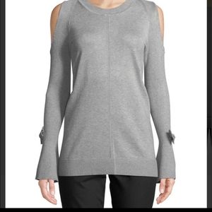 Karl Lagerfeld cold shoulder sweater